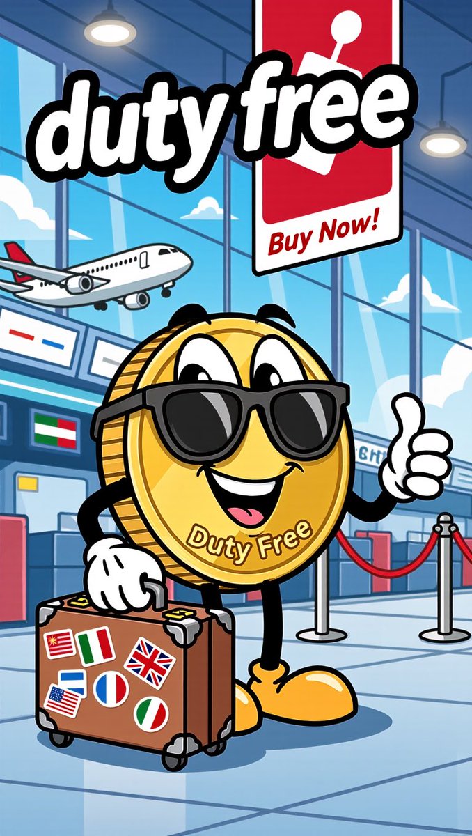 🔔 $DUTYFREE Giveaway Reminder! ⏰✈️
Only 24h left to grab your chance at 500,000 $DUTYFREE Tokens! Join the Free Flyers, fight tariffs, &amp; fly tax-free to the moon! 🌕

To enter:
✅ Follow <a href="/DutyFreeSol/">DutyFree</a> 
✅ RT the original post
✅ Tag 3 friends + #DutyFree

Don’t miss out! 🚀💰