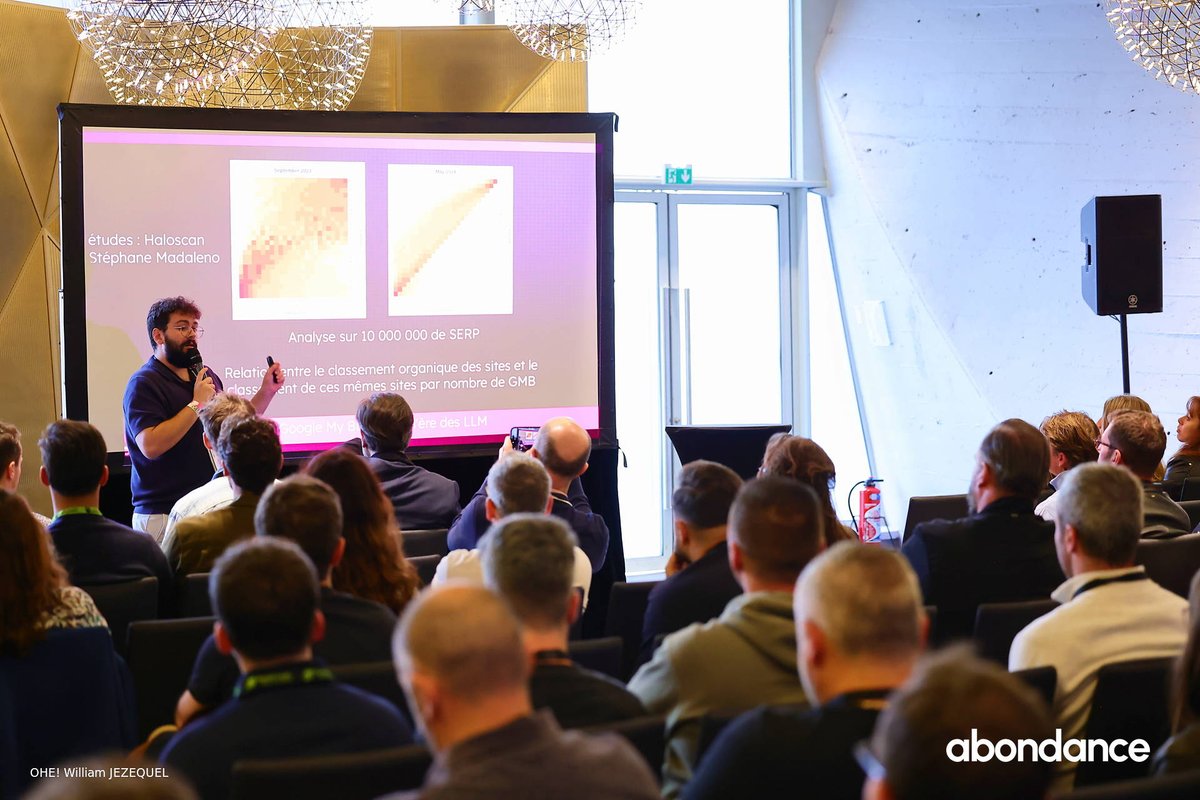 abondance_com's tweet image. Après une belle pause déj, c'est reparti pour les conférences avec ici :
Le SEO "Localmatic" (Local & Programmatique de @Niplixo
#seosummit #seolocal