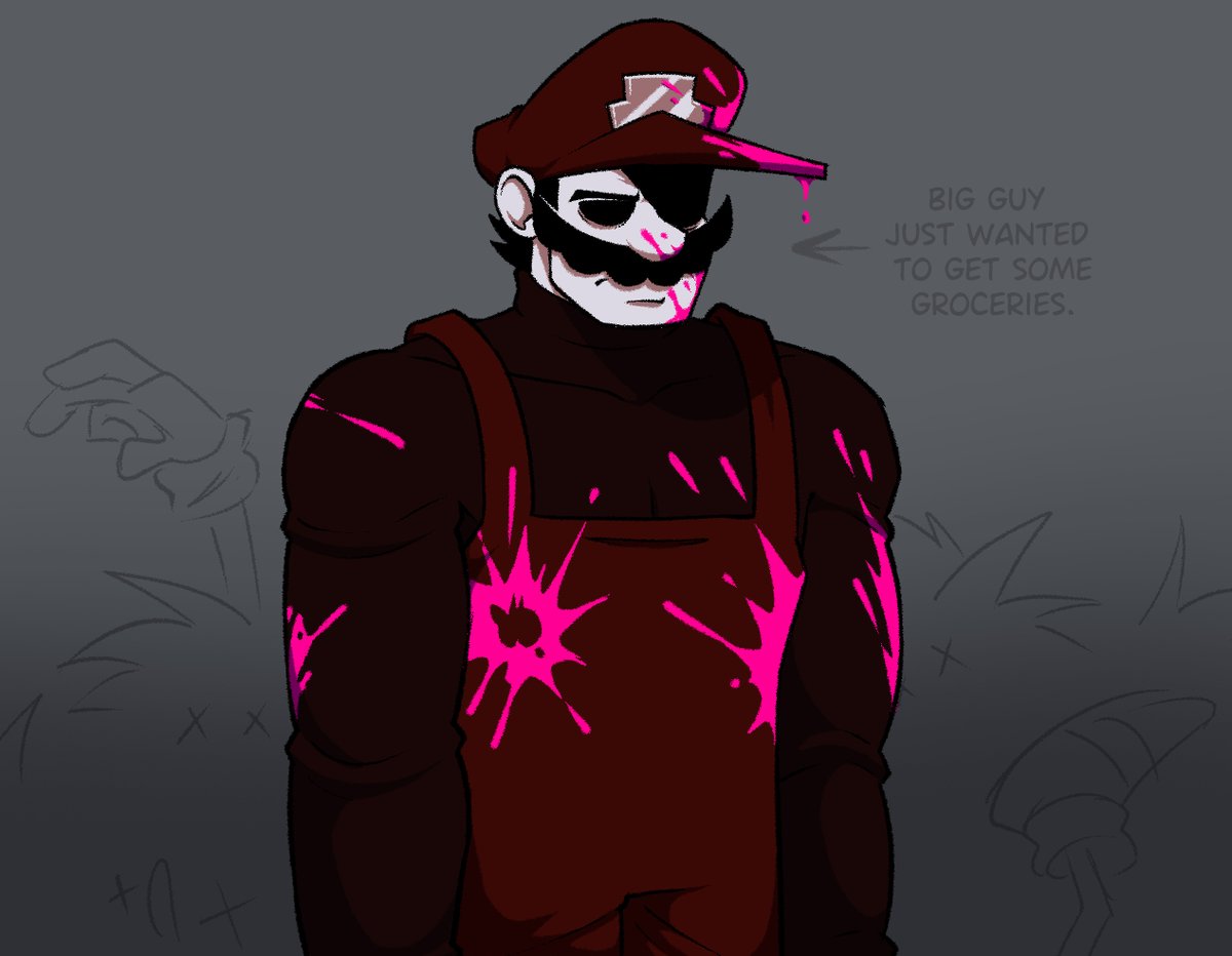 45yy561's tweet image. Every sonic exe when they try to kill Mx, but Mx wins by doing nothing.
#mario85 #horrorbrew