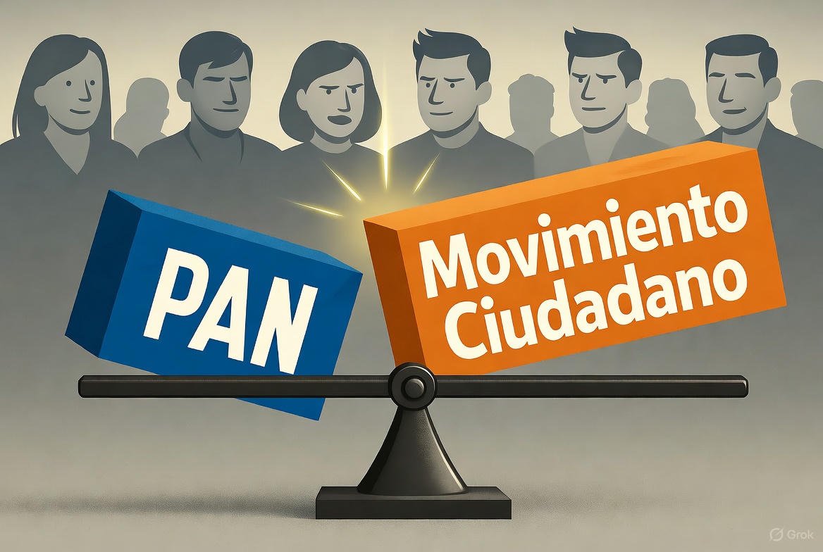 "¿Desplazará MC al PAN?"
oloradinero.com/vernoticias2.p…
Mientras el PRI agoniza y el PAN se estanca en su zona de confort —sin narrativa propia ni liderazgo nacional creíble—, Movimiento Ciudadano apuesta por el recambio.
CCP: <a href="/MorenaenSonora/">Morena Sonora</a> <a href="/ArmentaJudithC/">Judith Armenta Cota</a> <a href="/EdgarSallard/">Edgar Hiram Sallard</a>