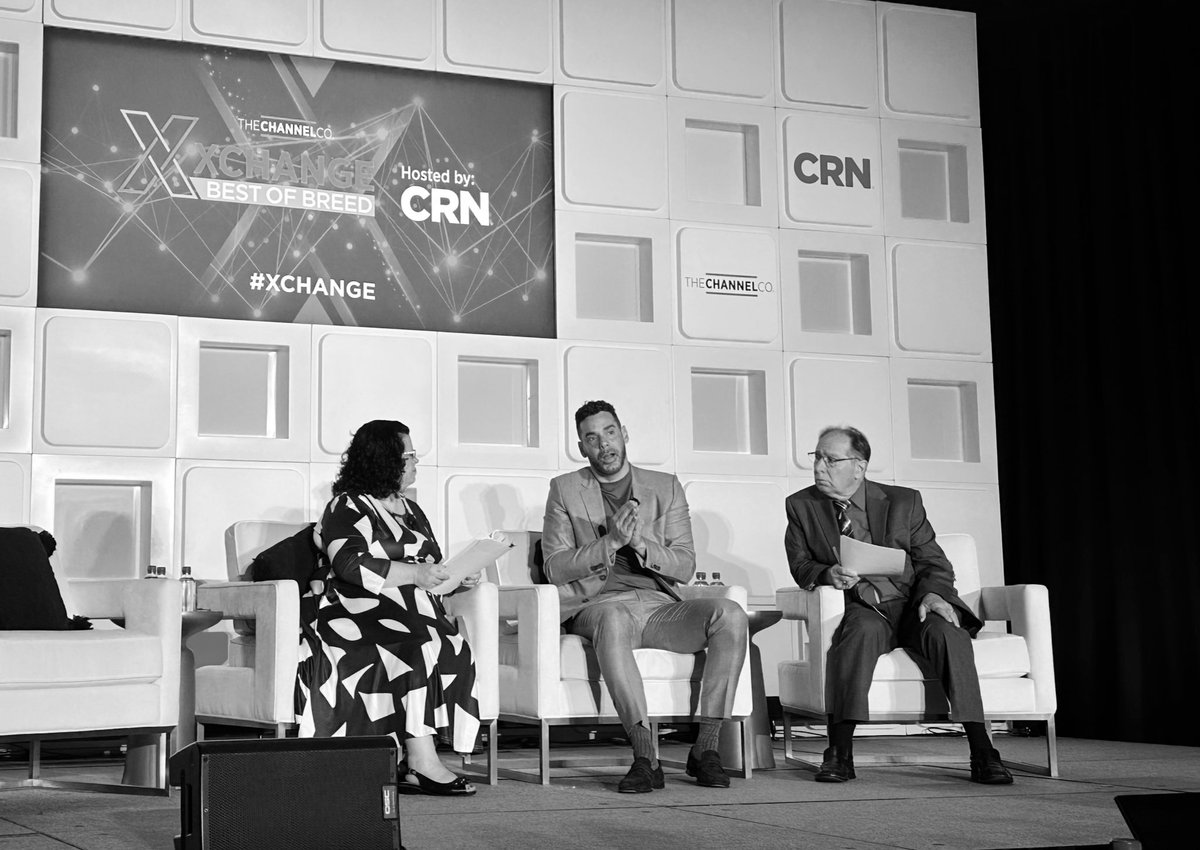 ChannelPR's tweet image. “The MSP is so powerful.” And will benefit more than anyone because the “customers aren’t going to figure it (AI) out themselves. 
@SentinelOne CEO 

#Xchange #AI #FutureOutlook #ChannelPartners #MSP