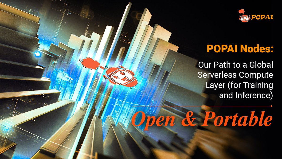 popaicoin's tweet image. More computing power, better models🎛️
Next, the bottlenecks arise: data and architecture. Achieving this goal requires elastic, high-performance access.🪜
#POPAI #Nodes is our path toward a global serverless #computing layer for training and inference.
Open and portable💡💎💡