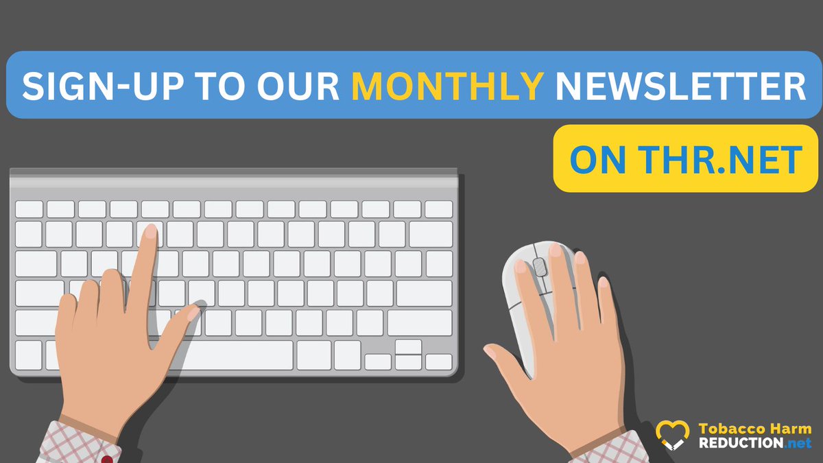 📢Want to stay up to date with the latest news and progress on tobacco harm reduction?

📰Follow us on all our social channels and sign up for our monthly newsletter to stay connected with the conversation.

tobaccoharmreduction.net
