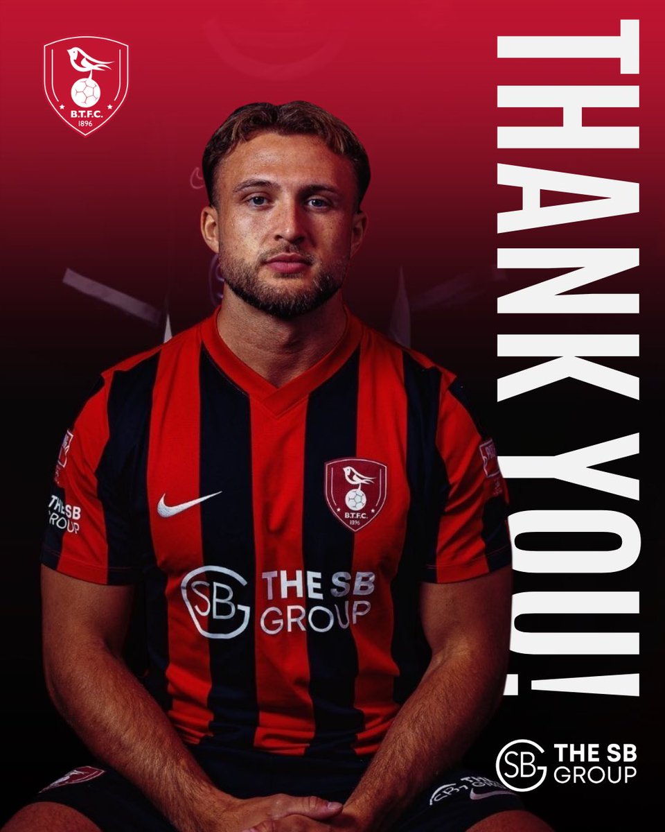 BracknellTownFC's tweet image. Today, the club can confirm the departure of long-time servant Ethan Burden.

Ethan has been a loyal and dedicated member of the club, making 158 appearances and scoring 4 goals.

A true team player, Ethan has always given everything for the badge — on and off the pitch. His…