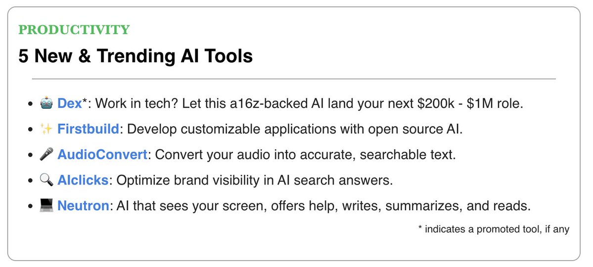 AIclicks got featured in Superhuman last week (subscribed by 1M+ people).

Funny to think this was one of the first newsletters I read when I started exploring AI.