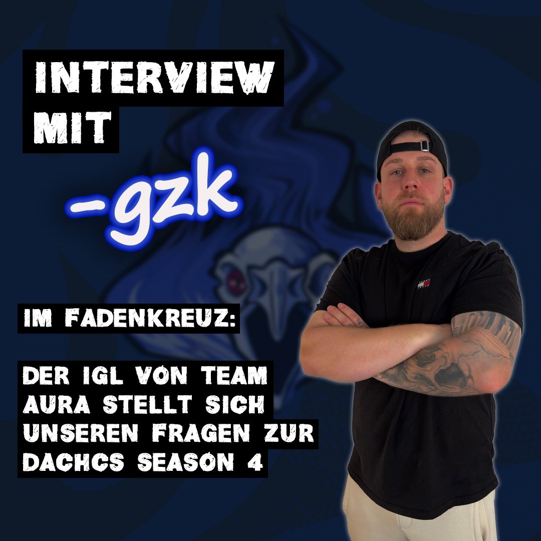 Wir haben unseren IGL von Team Aura ins Fadenkreuz genommen und ihm drei Fragen zur aktuellen DACHCS Season gestellt.

Frage 1: Wie läuft die DACHCS Season 4 für euer Team aktuell?
---
Aktuell läuft die DACHCS Season 4 für unser Team sehr gut. 
Der Vibe innerhalb des Teams ist