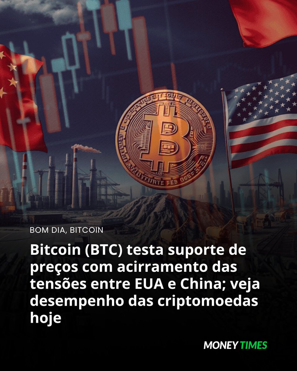 O bitcoin (BTC) é negociado na casa dos US$ 111 mil na manhã desta  terça-feira (14), com uma queda de quase 3% nas primeiras horas do dia.  Veja o desempenho das dez