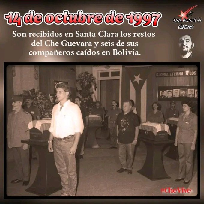 28 años después, 2 certezas: #CheVive y somos fieles a su legado. ¡Hasta la Victoria Siempre! #YoSigoAMiPresidente 
#SomosGEIC
