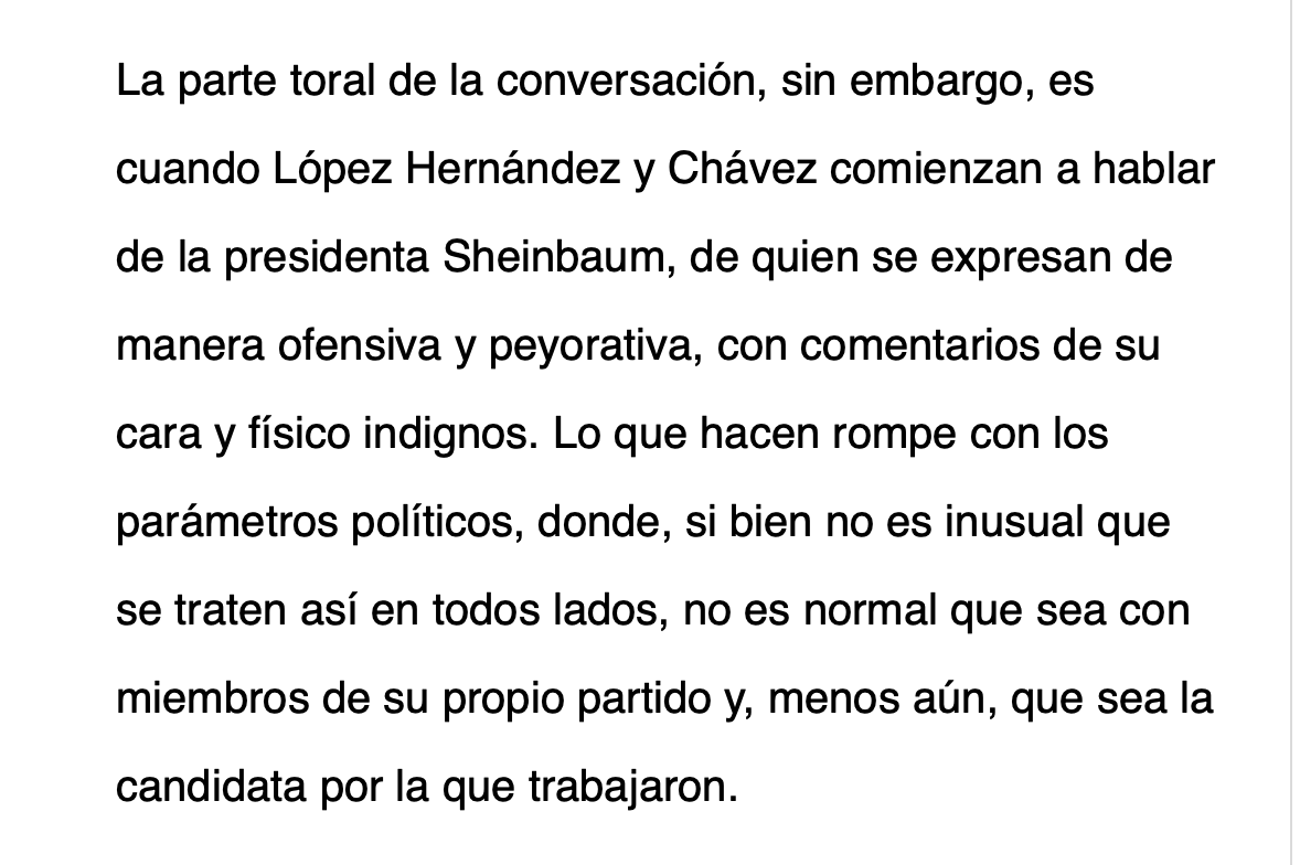 CarlosTorresF_'s tweet photo. De acuerdo a @rivapa_oficial la seño @AndreaChavezTre se puso a despotricar contra @Claudiashein y quedó grabada junto con el líder de la barredora @adan_augusto.

Dichas conversaciones ya las tiene en su poder el @GobiernoMX y van a minar la apuesta de Adán Augusto para que Andrea Chávez sea candidata en Chihuahua del narco partido Morena.
https://t.co/oPb863UAdb