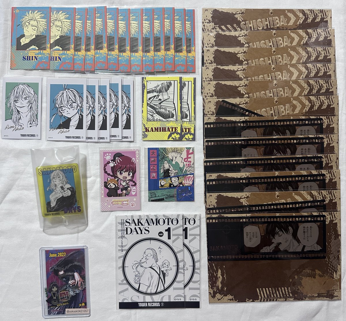 [ 買取 譲渡 ] SAKAMOTO DAYS サカモトデイズ サカデイ 交換 ホログラムカード ホロカ アートカード アトカ ターゲットブロマイド 台湾 特典 箔押しミニフォトカード アクリルバッジ 

(求) 定価＋送料

(譲)画像

各画像ALTに詳細記載
初回の方リトリン必読
銀行振込のみ
お気軽にお声掛けください
