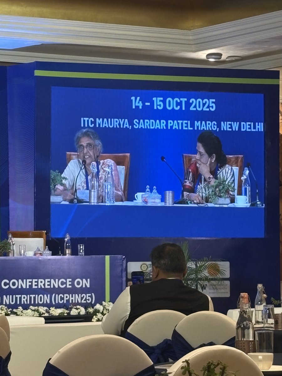Day 1 is now put to an end with a reflection of the day by 
Professor Aasha Kapur Mehta, Chairperson, Centre for Gender Studies, Institute for Human Development, New Delhi; and Ms. Meera  Satpathy, Founder &amp; Chairperson, Sukarya.

#icphn2025