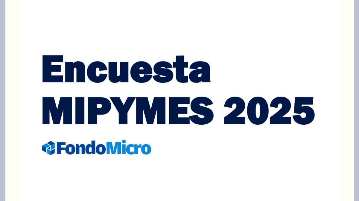 FondoMicro's tweet image. “Con esta encuesta reafirmamos nuestro compromiso de ofrecer datos confiables que fortalezcan la toma de decisiones a favor de las microempresas, que son el motor de nuestra economía”, @MarinaOrtizM3   Presidenta Ejecutiva de FondoMicro.