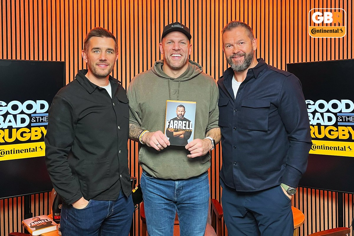 GoodBadRugby's tweet image. The Good, The Faz & The Rugby 👏
Hask and Payno sat down with league legend and union mastermind, Andy Farrell, to learn all about the man behind the curtain
🔎 Search GOOD BAD RUGBY on Wednesday
Brought to you by @ContiUK
#GBR6