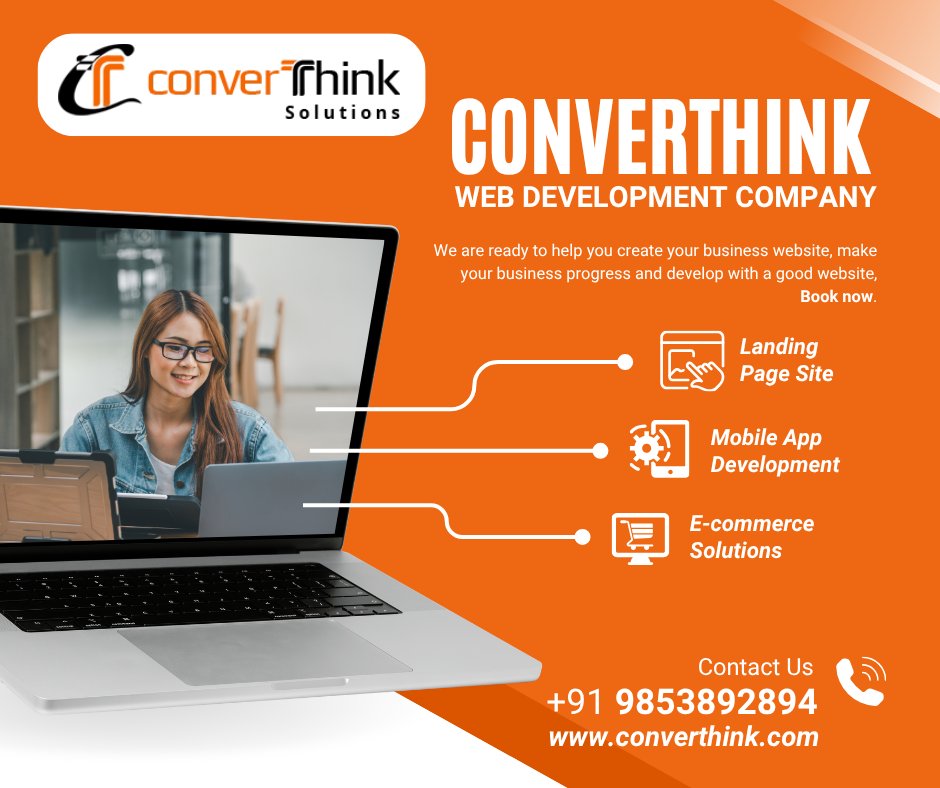 converthink's tweet image. Looking to take your business online or revamp your existing website? We're a team of passionate developers, designers, and digital experts ready to build custom websites that are fast, mobile-friendly, and built to convert. #Converthink #WebDevelopment