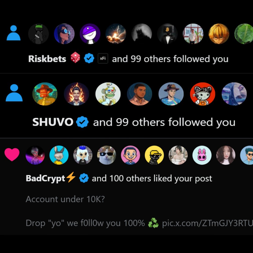 No account should be under 4k

Drop handle let's follow♥️