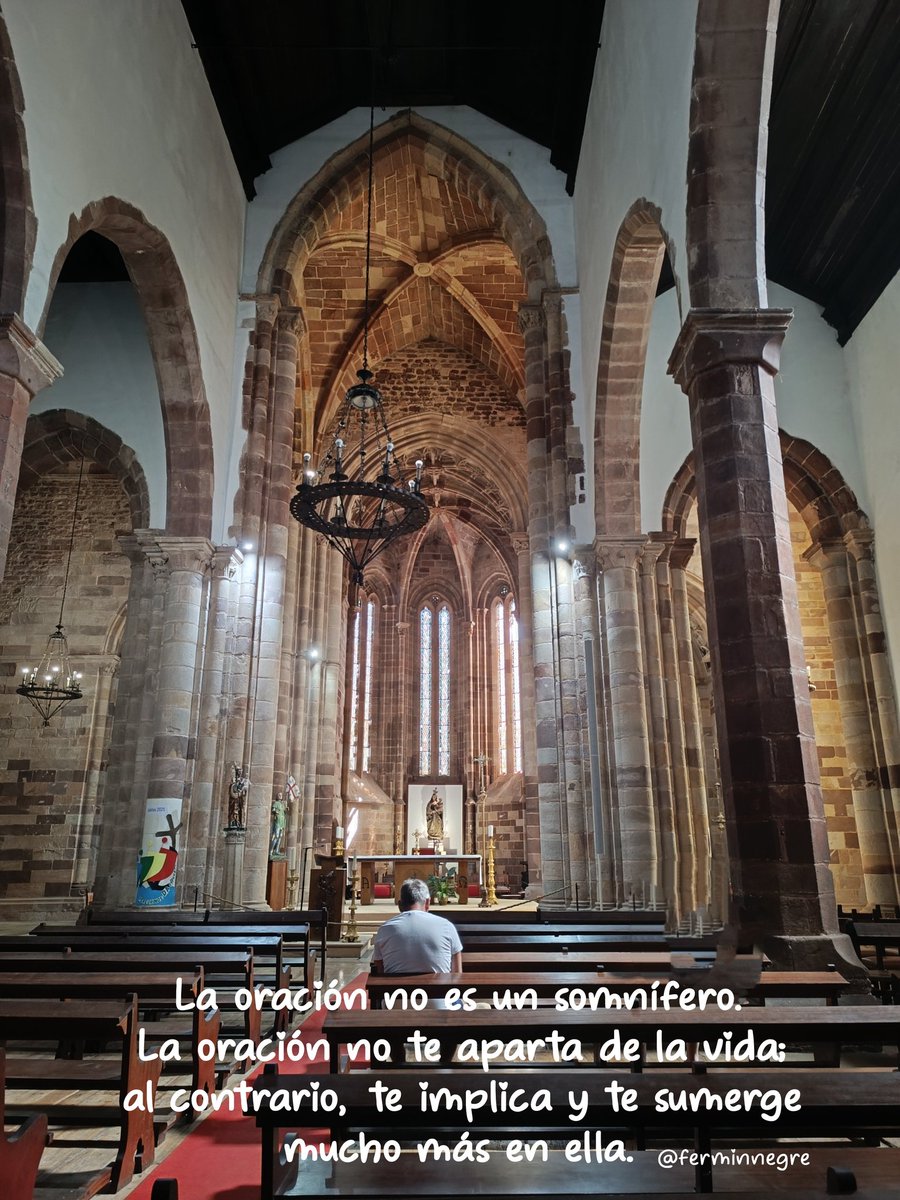 La oración no es un somnífero, aunque a veces nos quedemos dormidos mientras oramos...