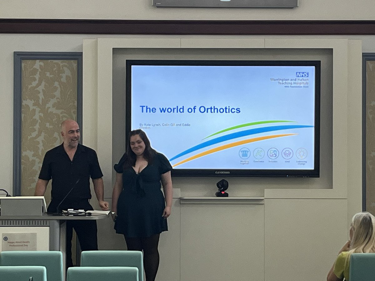 ‘What on earth is Orthotics?!’ Well now we all know thanks to Kate and Colin <a href="/WHHAHPs/">WHH AHPs</a> <a href="/WHHNHS/">WHH 🏥</a> #AHPsDay 👏🏽👏🏽👏🏽