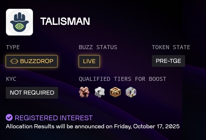 amicable_web3's tweet image. The #Talisman BuzzDrop at @ChainGPT_Pad is still live
I’m posting, sharing, and stacking $CGPT to earn my slice of $SEEK rewards. Only 2 days left so now is the perfect time to get involved and maximize your points
This is more than just posting. It’s about engaging with the…