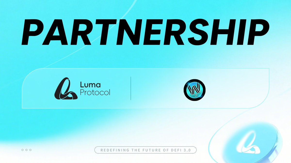 📢 Strategic Partnership Announcement

<a href="/W3Wag3s/">Wag3s</a> x <a href="/Luma__Protocol/">Luma Protocol</a>⚡️

🔥 Wag3s – AI Accounting for Web3 🔥
Automated transaction labeling with “Label to Earn,” bringing transparency, compliance, and clarity across chains.

#DeFi #Web3 #AI