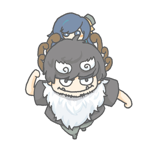 saku_073's tweet image. S2序盤で描いた葛葉リリアとかせん雪ガリオ、ナミあーちゃー