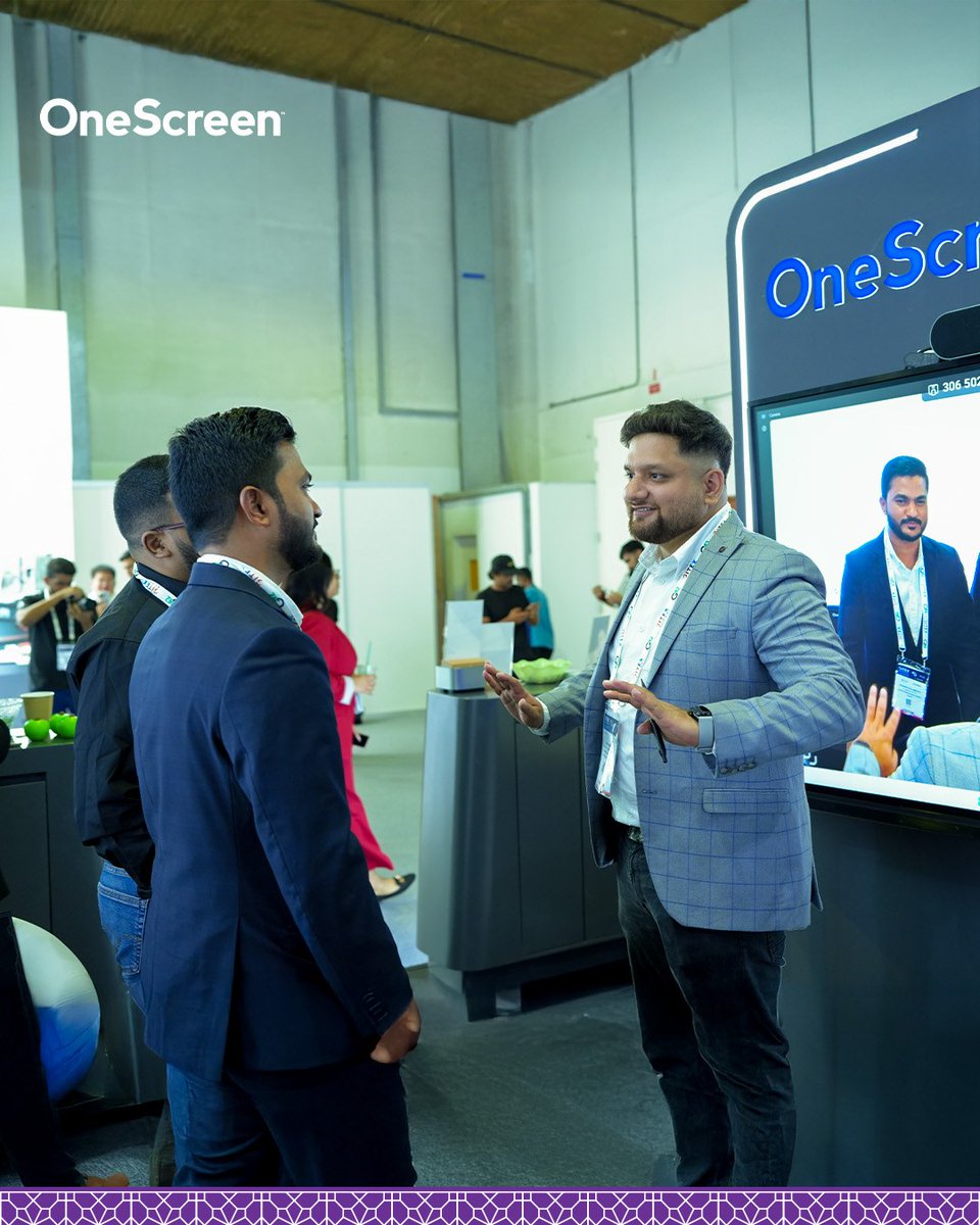 OneScreen_MEA's tweet image. Smarter collaboration isn’t coming, it’s already here. Experience innovation that’s redefining classrooms and boardrooms at @GITEX_GLOBAL  with @OneScreen_MEA  at @DvcomTechnology  booth.

Booth H21-D05 | Zabeel Hall 21
From October 13-17th, 2025

#OneScreen #GITEX2025…