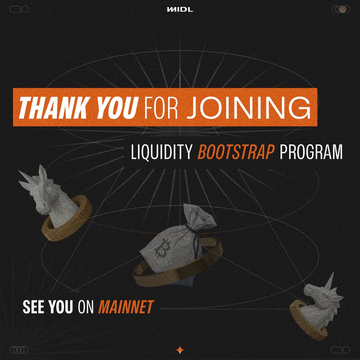 Liquidity Bootstrap Program is Wrapped Up 🔥

Thanks to everyone who supported our ecosystem through pre-commitments: your Midl rewards are now snapshotted.

&gt; Total earned Midl: 56,900,000+
&gt; Total commited, USD: 4,400,000+
&gt; Average position, USD: 12,144.

The claims of earned