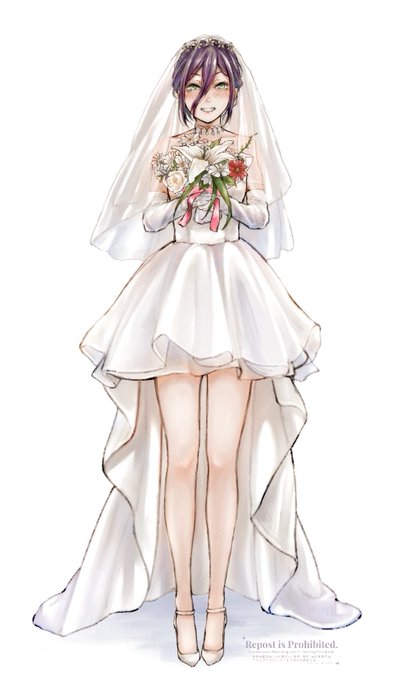 【手描きイラスト】レゼ　ウェディング　特大サイズ　A3サイズ【チェンソーマン】 G3OP6-WbsAADsYU.jpg:small