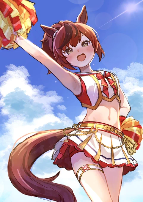 pixivにらくがきまとめて投稿しました 千奈、広、ネイチャ、ウララなど...