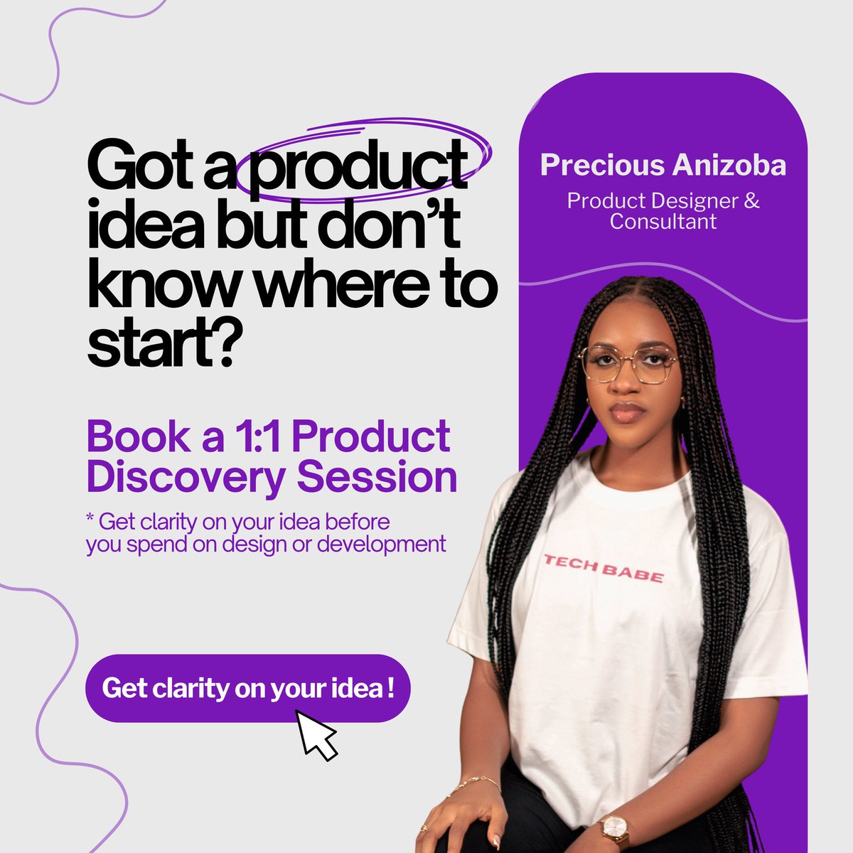 Too many founders are building products on vibes.
No clear MVP. No defined users. Just features on features.

That’s a fast track to wasted time and money.

If you’re unsure what to build or how to start, book a Product Discovery Session with me 👇🏼👇🏼

forms.gle/M3kMUq57JUPdz1…