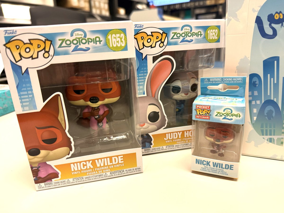 ramivic's tweet photo. ZOO2 items are arriving!!! Zootopia 2 Funkos and Popmart figures just arrived!! #zootopia #FunkoPop #POPMART #entertainmentearth #judyhopps #nickwilde #zootopia2 #newmerchandise https://t.co/1eZnYIsYsU