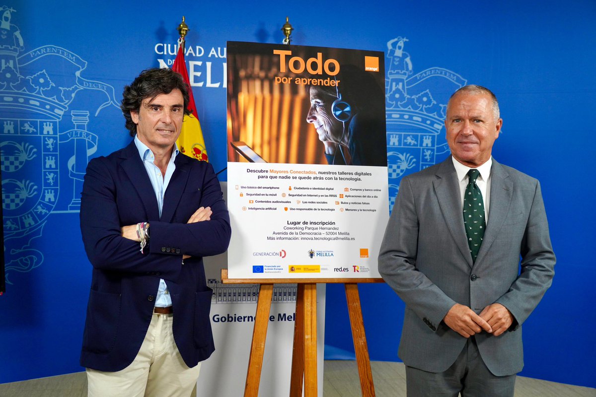 El consejero de Innovación Tecnológica <a href="/mmarinmelilla/">Miguel Marín</a> ha presentado esta mañana un grupo de cursos destinados a reducir la brecha digital en los mayores de 60 años y fomentar su autonomía.