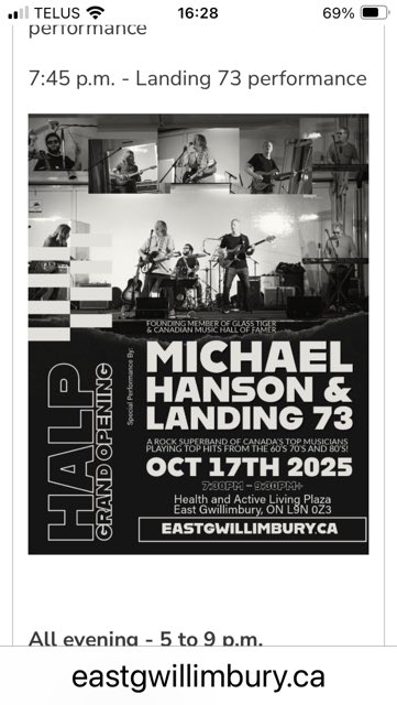 tfoster48362732's tweet image. Join us at the opening of the Health and Active Living Plaza all weekend. Free concert Friday night with Michael Hanson and Landing 73!
#townofeg