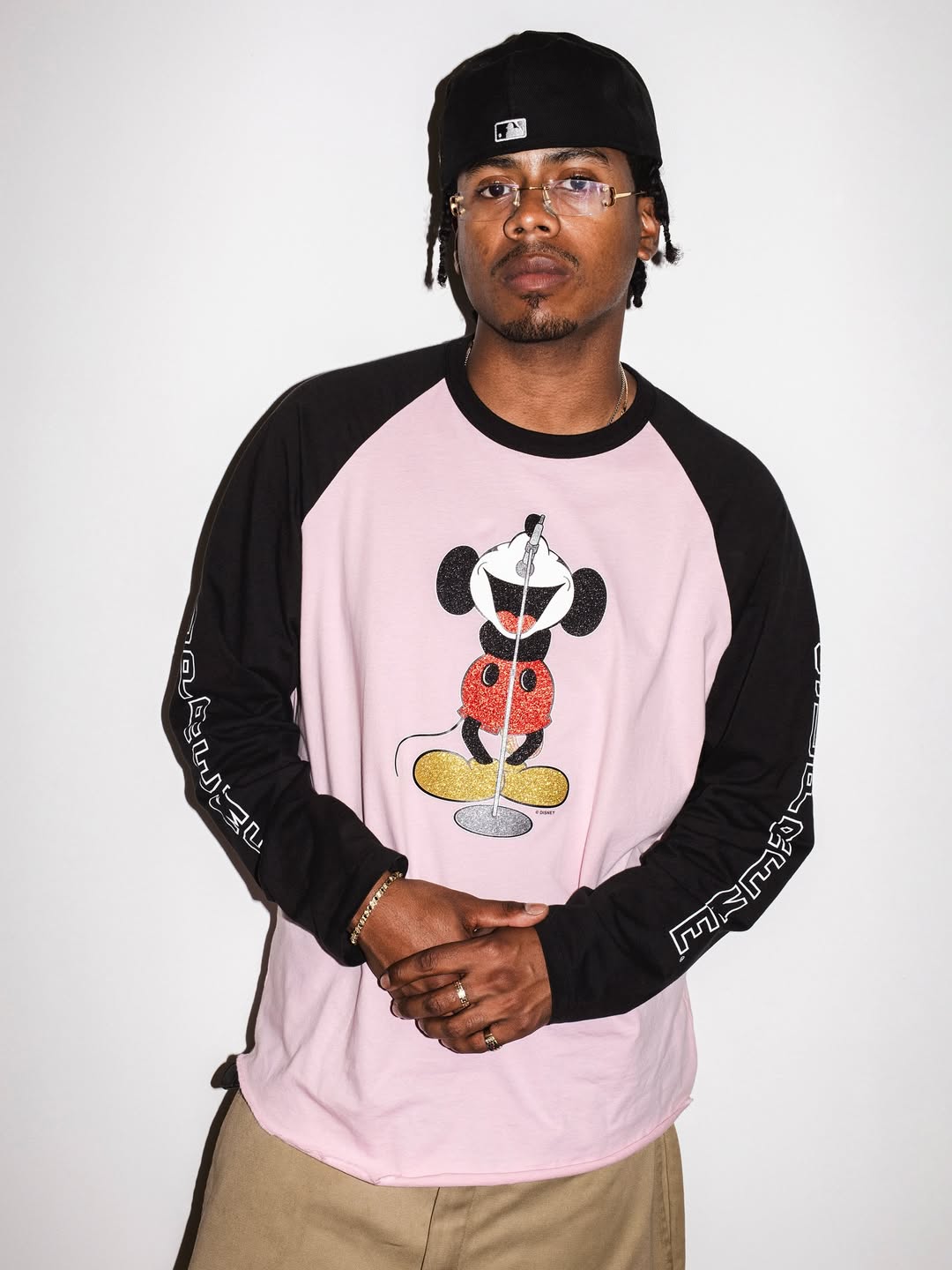 【L】supreme number nine mickey raglan top Supreme Drops on X: 