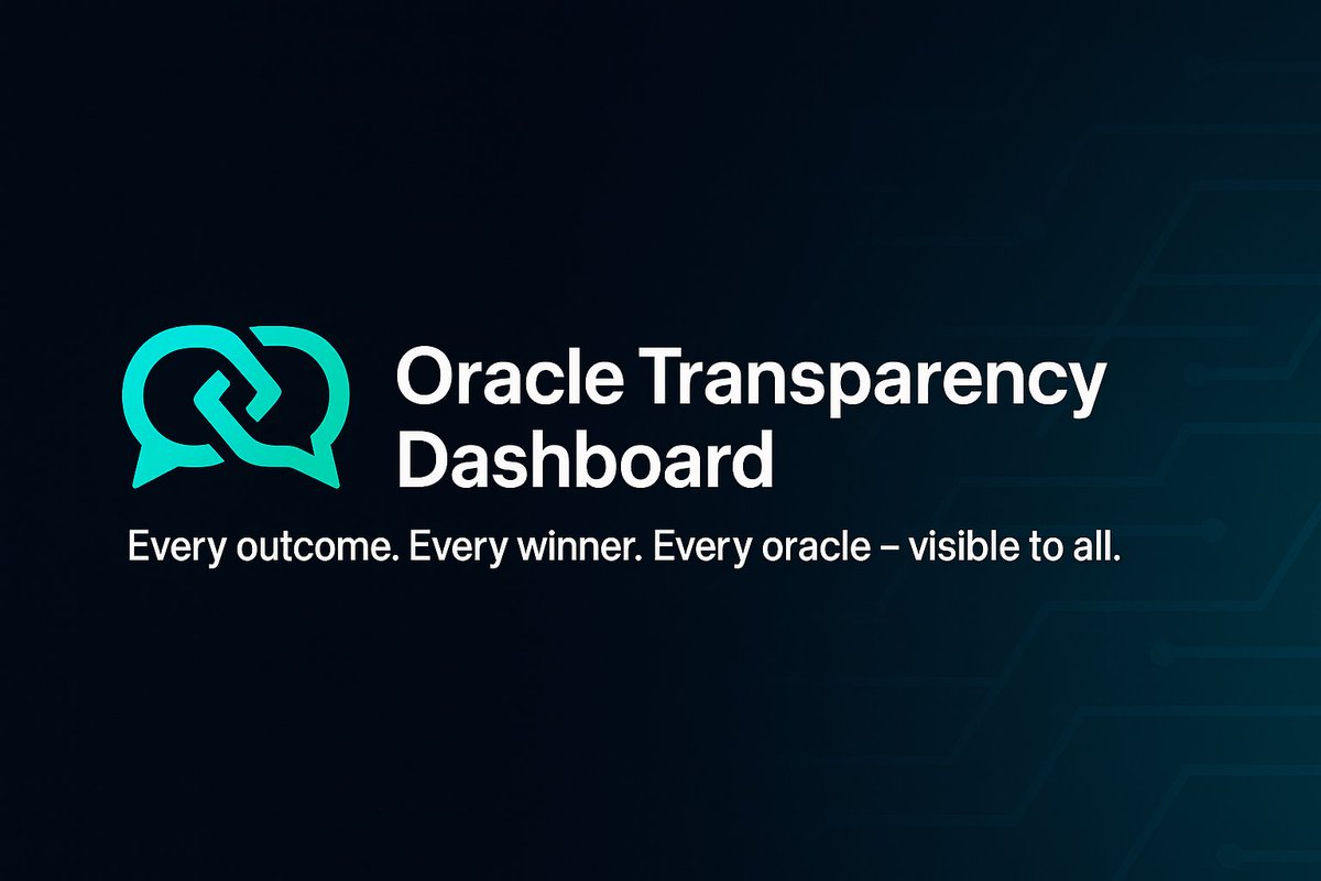 JustBetBruh's tweet photo. We’ve seen the questions about how bets are resolved - so we’re implementing the Oracle Transparency Dashboard first.

Every bet will soon show which oracle decided the outcome, who won, how much, and why.
No mystery. No “trust me.”
Just receipts - verified on-chain.

$BRUH https://t.co/Cp9nzT1o5D