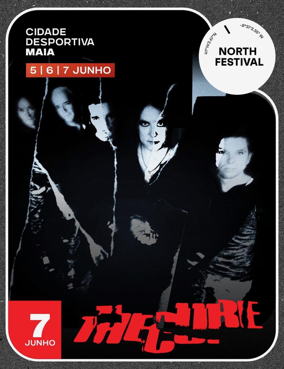 PORTUGAL! 
NORTH FESTIVAL - 7TH JUNE 2026
TICKETS: northmusicfestival.com