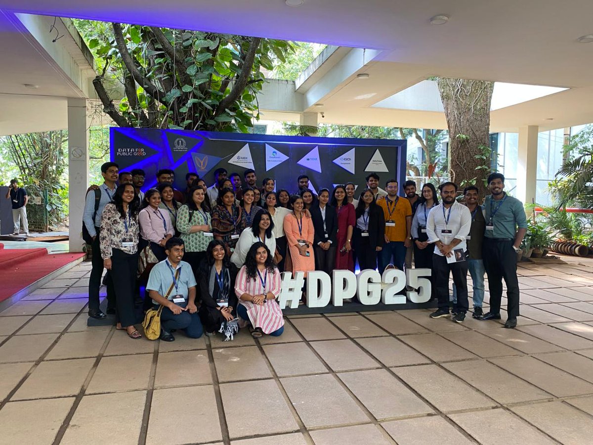 CDPG_IISc's tweet image. All smiles from Day 1 of the 3rd Edition of the Symposium on Data for Public Good!
A day full of ideas, collaboration, and innovation.
@WorldResources
@IndiaIudx
@IIITB_official
@iiscbangalore
@FSIDIISc
@giz_gmbh
@IndiaIudx
@AgriDataXchange
@TGDeX_CDPG
@IntegratedGDI…