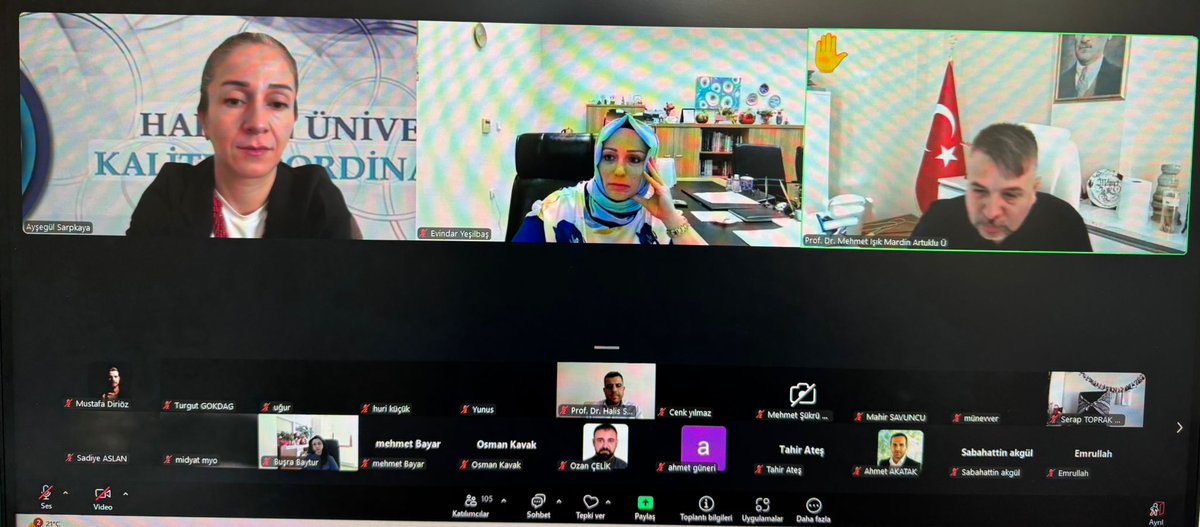 Üniversitemiz Program Akreditasyon Komisyonu tarafından koordine edilen ve Merkezimiz tarafından yürütülen    “MEDEK Süreçleri Eğitim'' Programı çevrim içi olarak gerçekleştirildi.<a href="/ibrahimozcosar/">ibrahim özcoşar</a>  <a href="/mardinartuklu/">Mardin Artuklu Üniversitesi</a>  <a href="/DiriozMustafa/">Mustafa Diriöz</a>