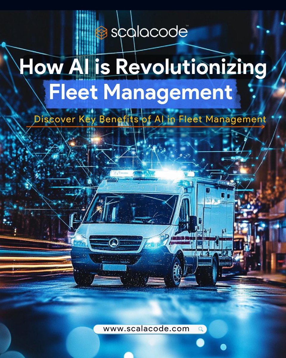 scala_code's tweet image. Smarter fleets start with AI. 

Predict breakdowns, plan efficient routes &amp;amp; drive safer—all automatically.

💡 Discover how AI is reshaping logistics:
👉 scalacode.com/blog/ai-in-fle…

#AI #FleetManagement #SmartLogistics #ScalaCode #DigitalTransformation