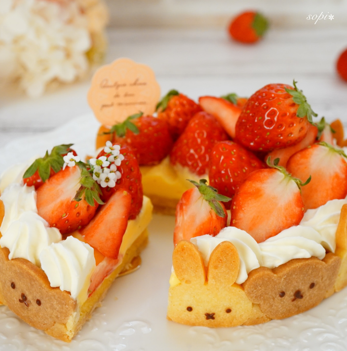 Miffy tart made by sopi326
