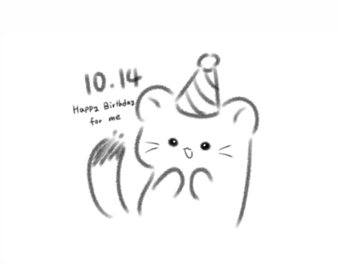 생일에 모의고사 본 담비..