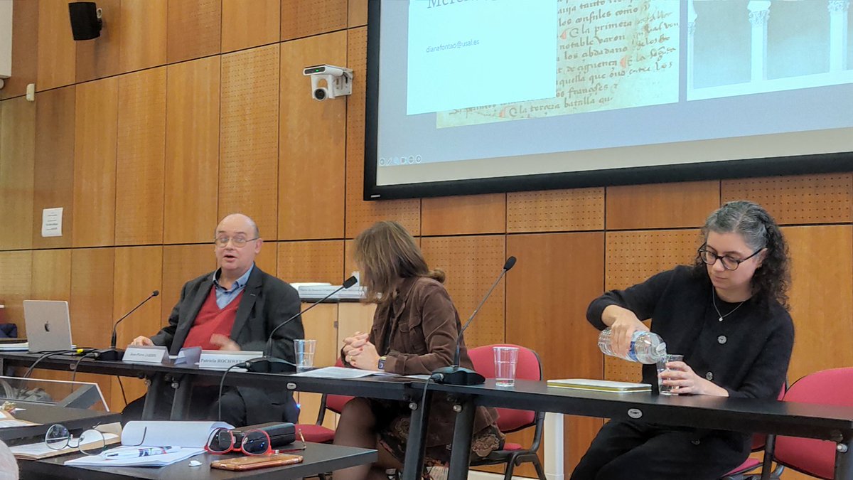FLCorral's tweet photo. Continuamos en #METUS con la ponencia de Jean Pierre Jardín: Gouverner par la crainte. Le vocabulaire de la peur dans quelques chroniques Castilla es médiévales https://t.co/YvJ5Ka0gc5