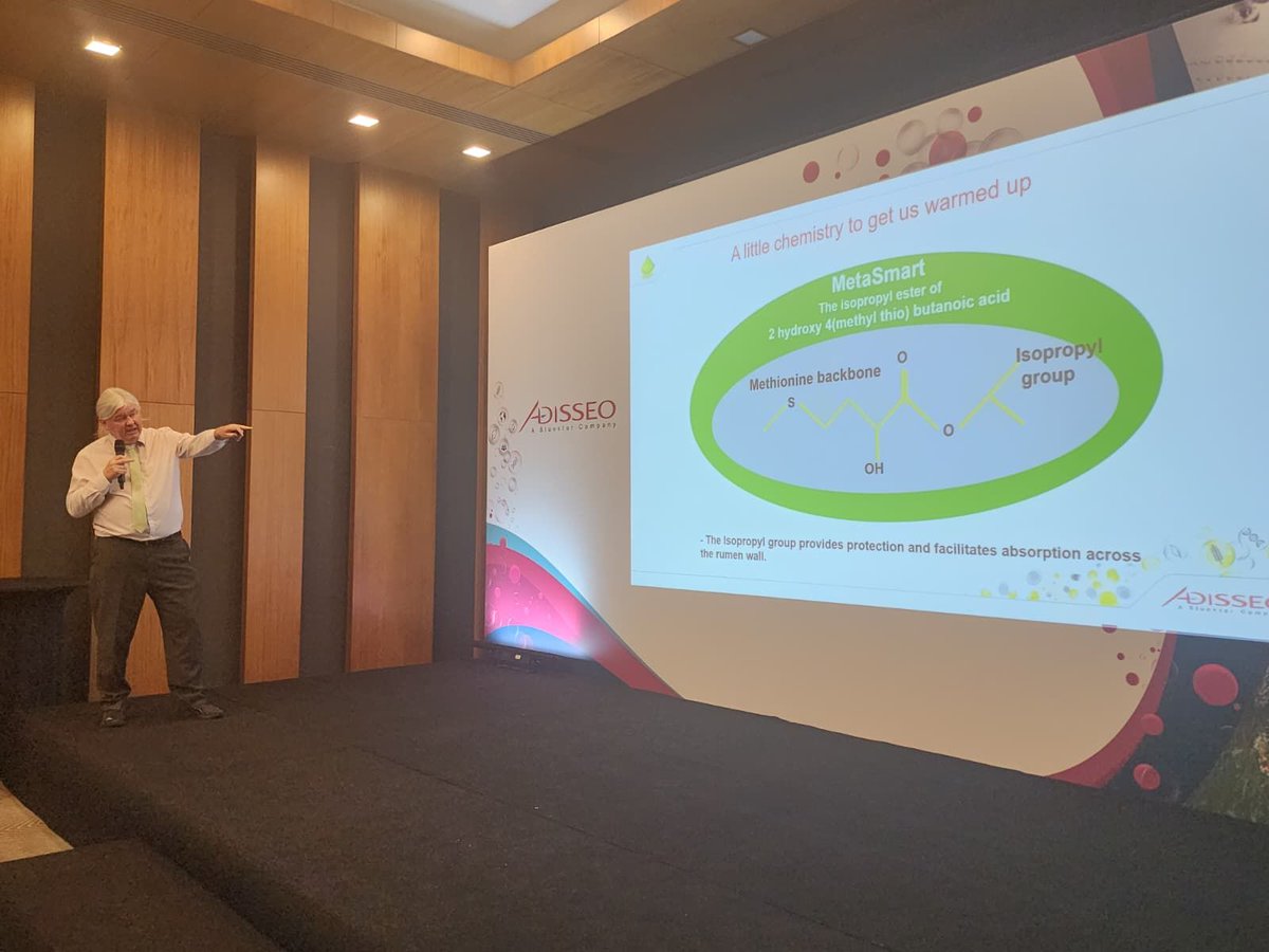 feedandadditive's tweet photo. In today’s afternoon session of #IMEASmartschool, @Adisseo's Global Ruminant Business Director, Dr. Brian Sloan, shared valuable insights on the role of amino acids, especially #methionine, in #ruminantnutrition.
#FeedAdditive #MilkYield #AnimalPerformance #Smartamine #MetaSmart https://t.co/dk55I2RyrG