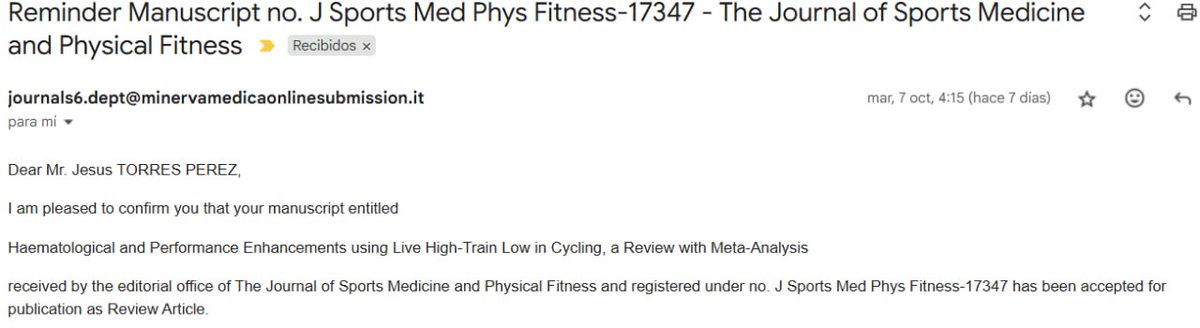 jsstorres009's tweet photo. 🎉 Two in a row!

I'm happy to share that I've achieved the second and third scientific publications related to my PhD thesis, which focuses on the influence of altitude as a performance optimization strategy in cycling and cross-country skiing ⛰🚴‍♂️⛷
 (@sports_MDPI)
@JSMPF_ https://t.co/Jk4qw9NMrL