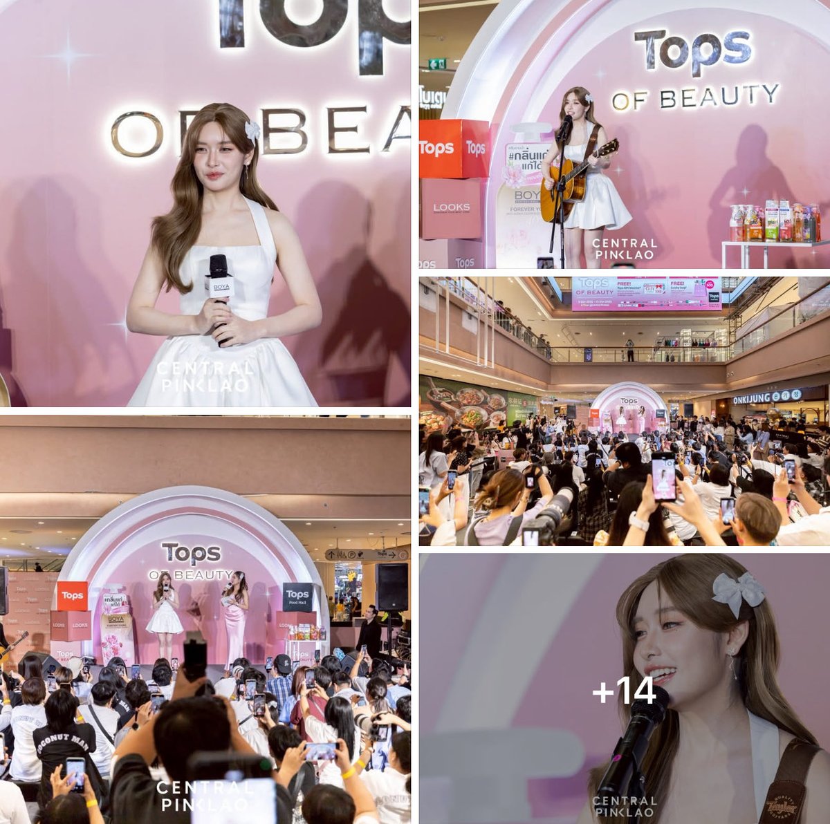 บรรยากาศสุดพิเศษในงาน Tops of Beauty 💖 ที่อบอวลด้วยรอยยิ้มจาก“ลูกแก้ว กมลลักษณ์”

📅 14 ตุลาคม 2568
📍 ชั้น G เซ็นทรัล ปิ่นเกล้า
📸 facebook.com/share/p/1FBgBe…

#CentralPinklao #เซ็นทรัลปิ่นเกล้า
#TOPSofBeauty2025
#lookkaewkamollak
#TOPSofBeauty2025xLookkaew