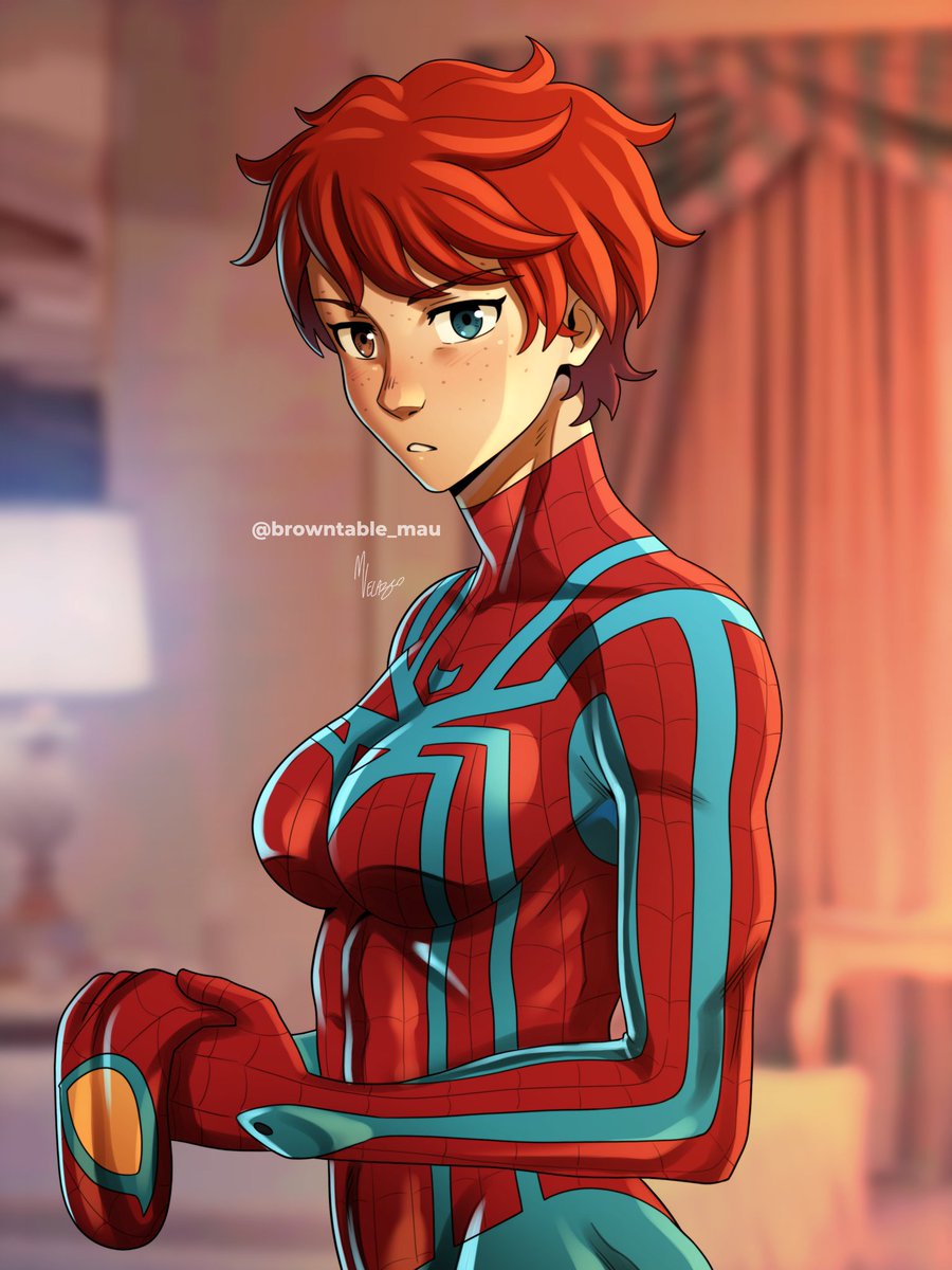 [Rp/erp]

Pov: your a big fan of spider girl and you were doing Landry for you and your roommate who you seen as lazy as all hell bit when you walked in you seen her takeing off her mask showing shes spider girl*