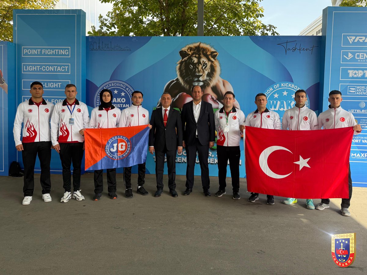 40 ülkeden 2.727 sporcunun katılımıyla Özbekistan’ın başkenti Taşkent’te düzenlenen “Kick Boks Özbekistan Dünya Kupası” müsabakalarında, Millî Takımımızı temsilen Jandarma Gücü Kick Boks Takımından 5 sporcumuz yarışmalara katıldı.

🚩 Ring müsabakalarında (tam temaslı):

✔️