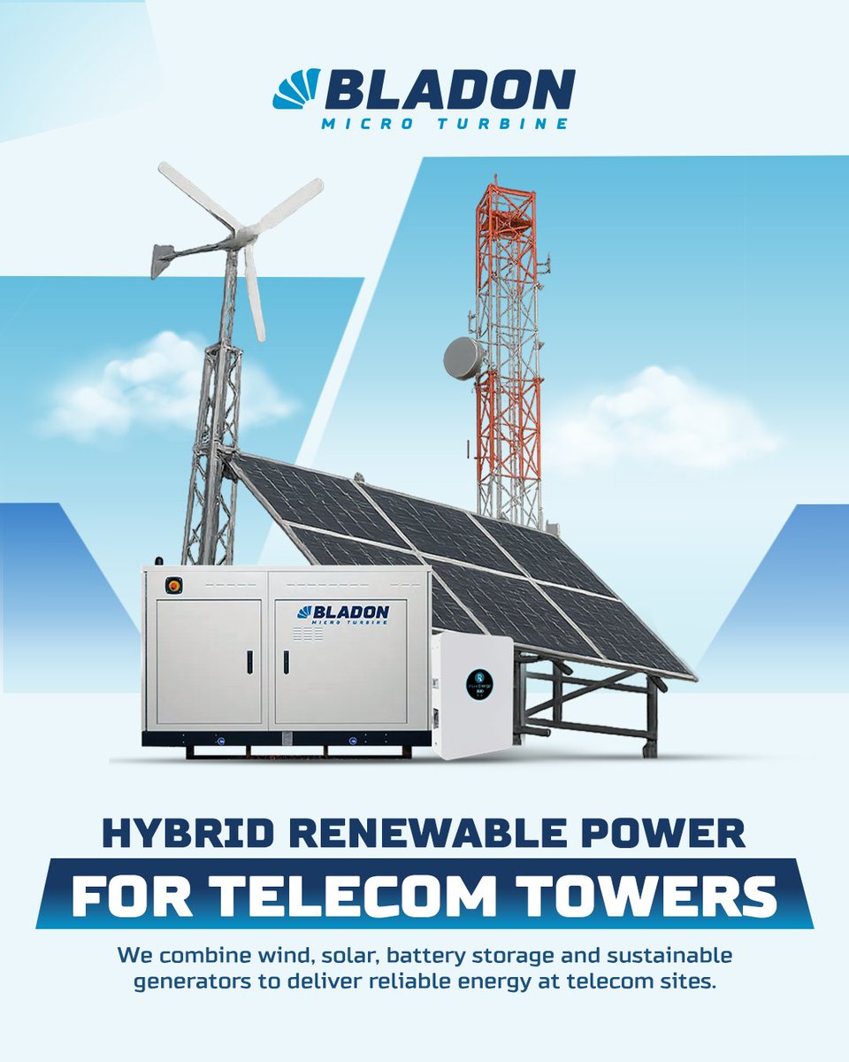 As telecom networks grow, keeping towers powered in challenging locations becomes more complex. Together, Bladon and <a href="/RyseEnergy/">Ryse Energy</a> provide hybrid renewable energy systems and sustainable generators designed specifically for telecom infrastructure.

Get in touch: info@bladonmt.com