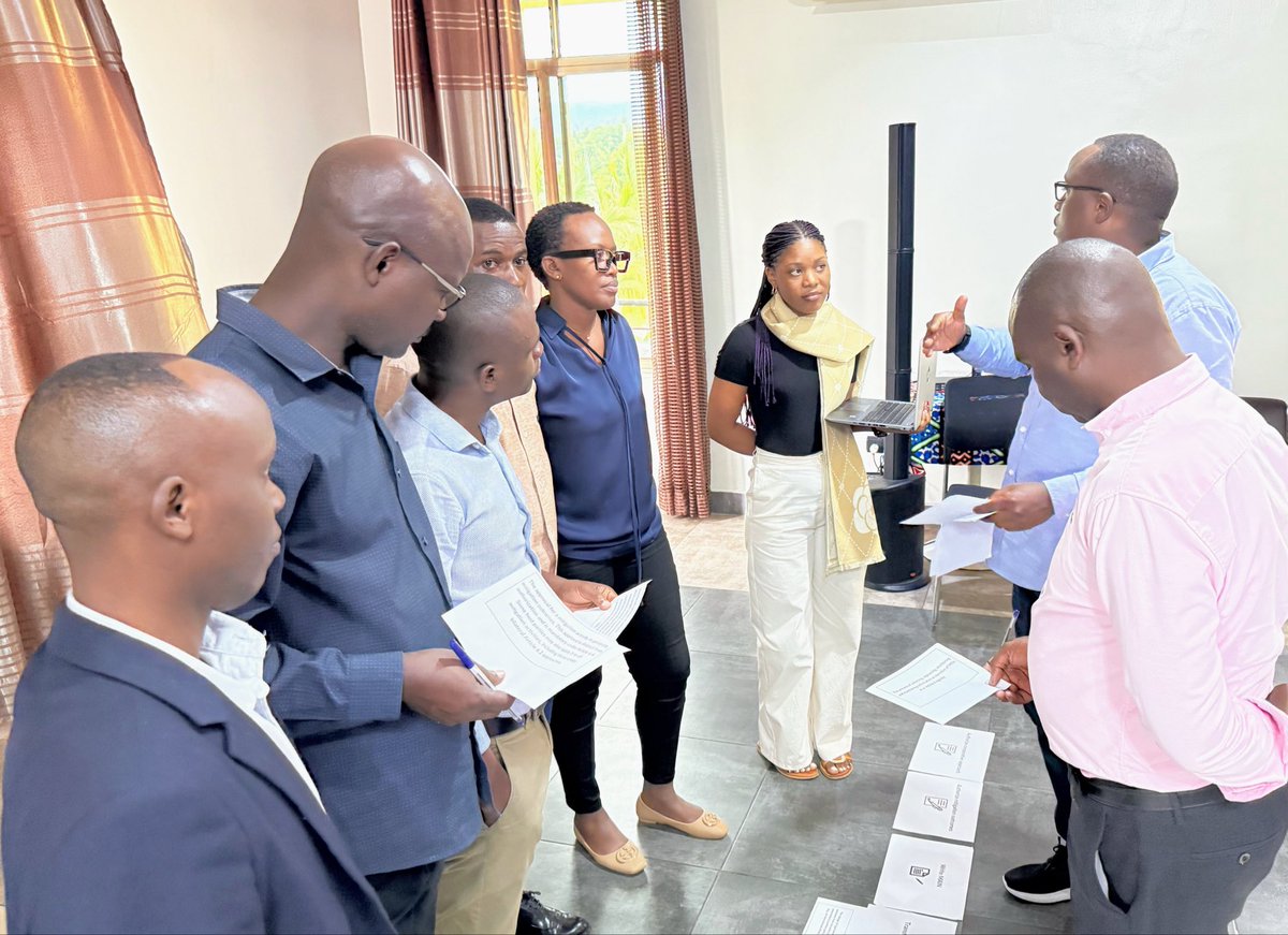 GGGI_Rwanda's tweet photo. We are on the second day of the capacity-building workshop on carbon markets & Article 6 of the Paris Agreement implementation.

Today, through presentations and simulation games, participants continue their learning journey, gaining hands-on skills on the carbon project eligibility criteria and project cycle under Rwanda’s Carbon Market Framework.

💪 Each session builds confidence and technical know-how to help Rwanda engage effectively in international carbon markets and harness climate finance opportunities.

#KnowCarbonMarkets #GreenRwanda 🇷🇼🌿 #ClimateAction #Article6 #ParisAgreement #GGGI #GreenGrowth #NetZero #Sustainability #CarbonCredits