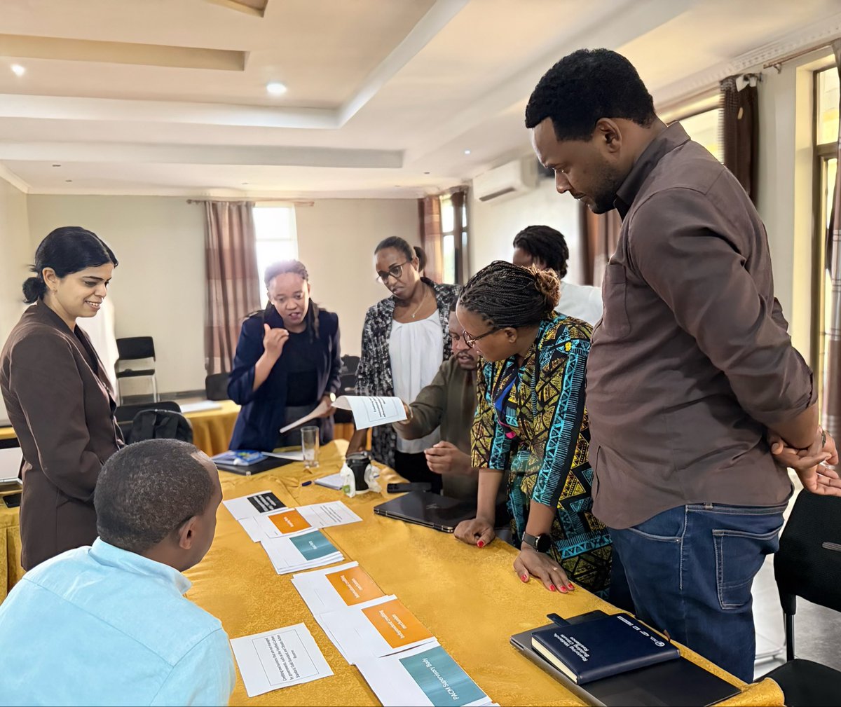 GGGI_Rwanda's tweet photo. We are on the second day of the capacity-building workshop on carbon markets & Article 6 of the Paris Agreement implementation.

Today, through presentations and simulation games, participants continue their learning journey, gaining hands-on skills on the carbon project eligibility criteria and project cycle under Rwanda’s Carbon Market Framework.

💪 Each session builds confidence and technical know-how to help Rwanda engage effectively in international carbon markets and harness climate finance opportunities.

#KnowCarbonMarkets #GreenRwanda 🇷🇼🌿 #ClimateAction #Article6 #ParisAgreement #GGGI #GreenGrowth #NetZero #Sustainability #CarbonCredits