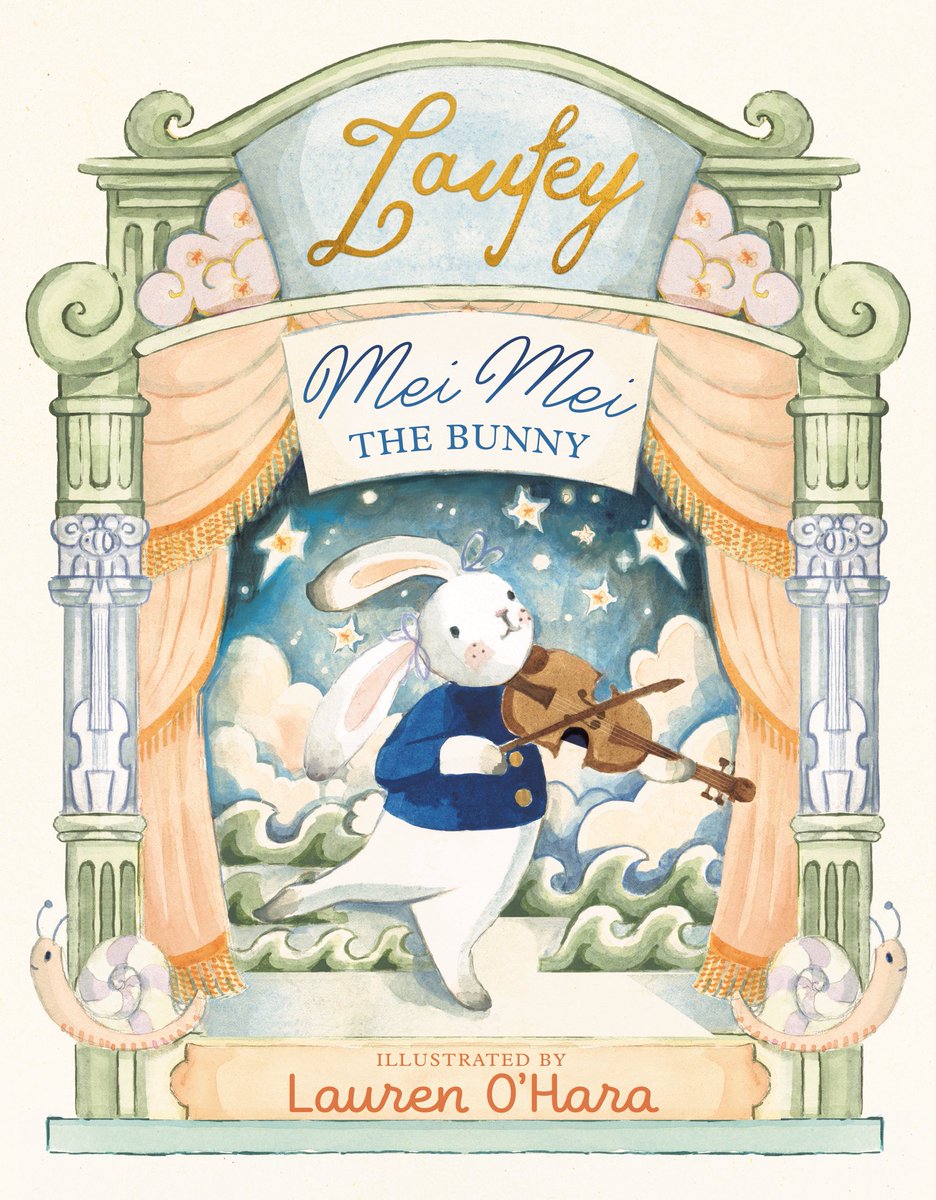 laufey's tweet image. I’m so excited to announce my very first book, Mei Mei The Bunny, set for release on April 21st, 2026 with @penguinrandom 🐇🎻
The story of a little bunny who dreams of making the world happy with her music!